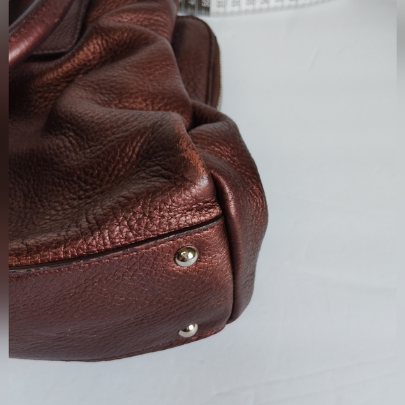 Salvatore Ferragamo Top Handle Bag DH-21 A501 Leather Hand Bag - Picture 13 of 13